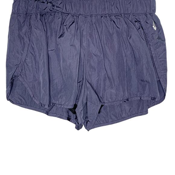Free People M FP Movement Way Home Short High Waist Deep Sea Blue - Picture 6 of 11
